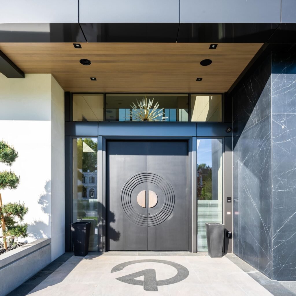 close-up view of vedrex premium soffit systems