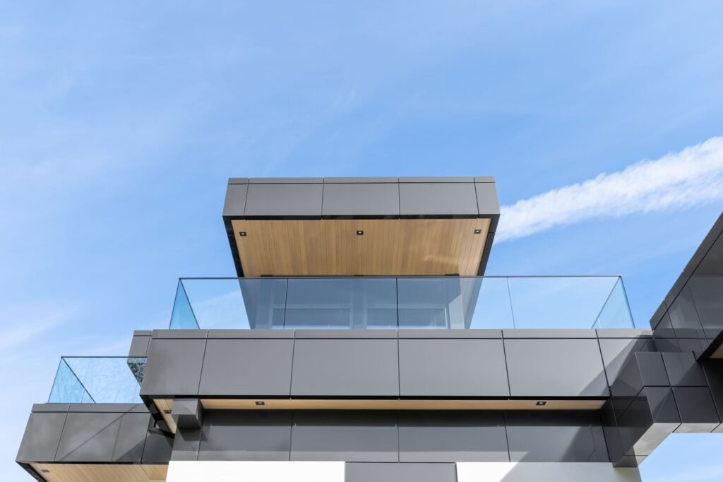 close-up view of vedrex premium soffit systems