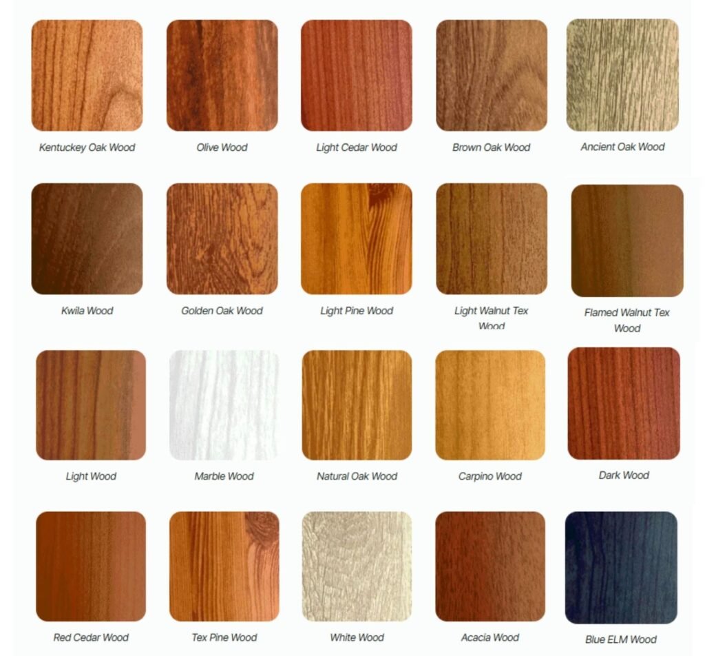 aluminum soffit woodgrain colors