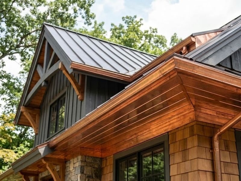 copper soffit