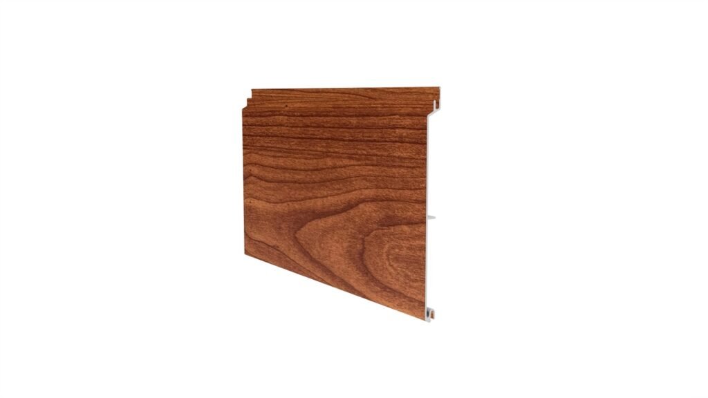 wood grain aluminum siding