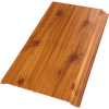 6-inch v-groove woodgrain aluminum cladding profile in light pine finish